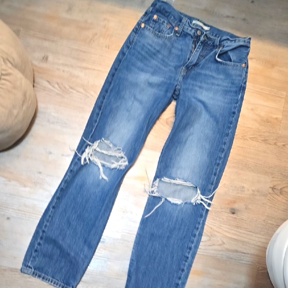 Levi's Low-Pro Distressed Denim